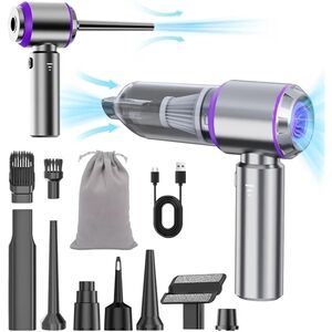 Cordless Handheld Car Vacuum Cleaner 20000Pa Mini Rechargeable Air Duster